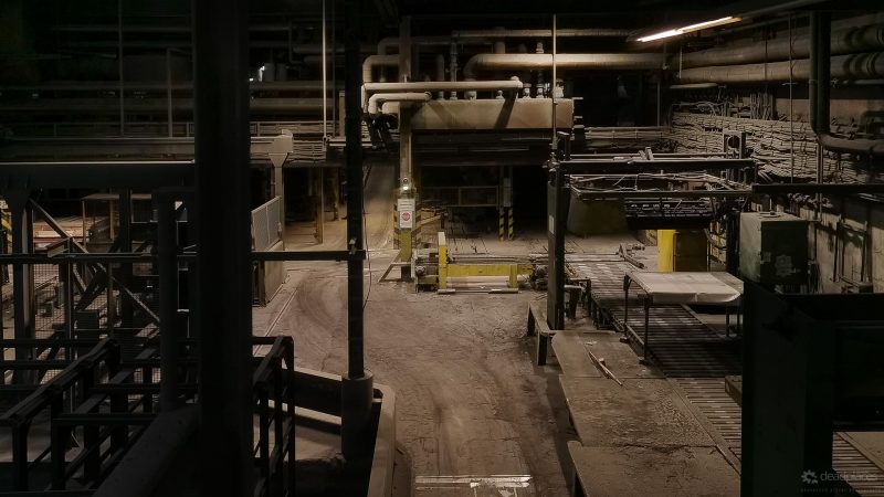 Fahrweg Schiebebuehne Pressen Hangseite